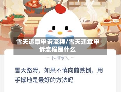 雪天违章申诉流程/雪天违章申诉流程是什么-第2张图片