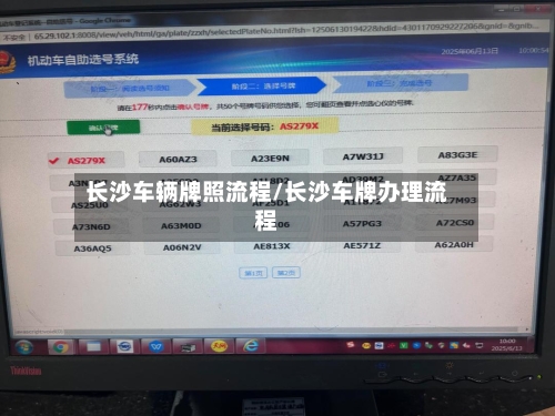 长沙车辆牌照流程/长沙车牌办理流程-第3张图片