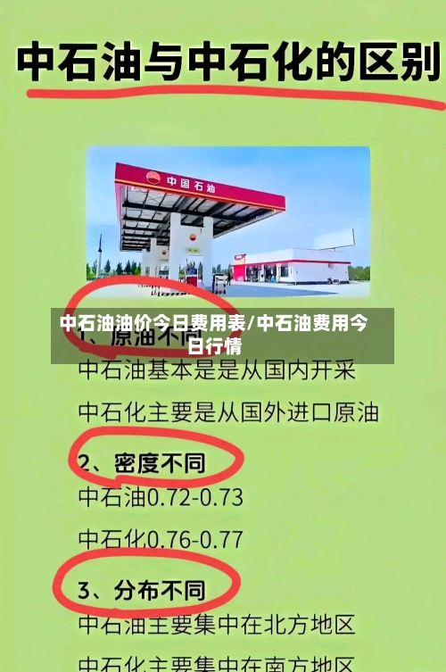 中石油油价今日费用表/中石油费用今日行情