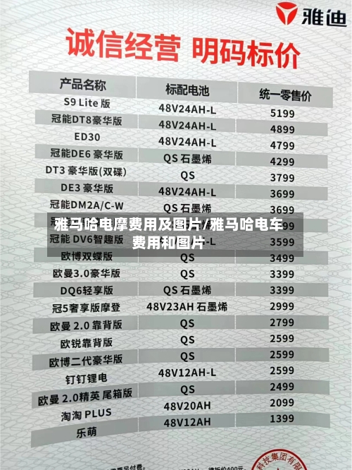 雅马哈电摩费用及图片/雅马哈电车费用和图片