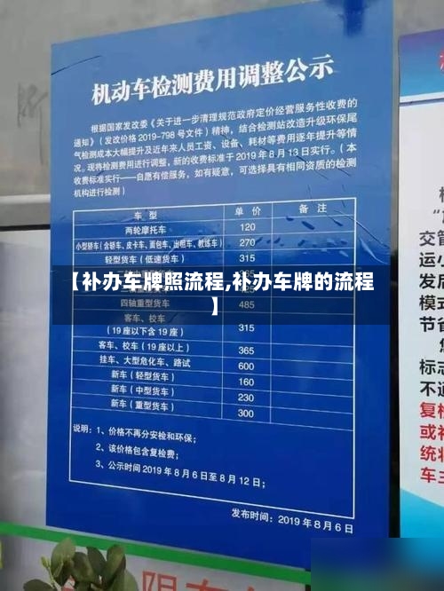 【补办车牌照流程,补办车牌的流程】-第2张图片