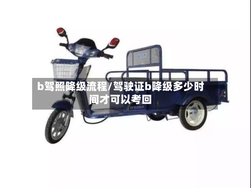 b驾照降级流程/驾驶证b降级多少时间才可以考回-第3张图片
