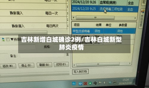 吉林新增白城确诊2例/吉林白城新型肺炎疫情