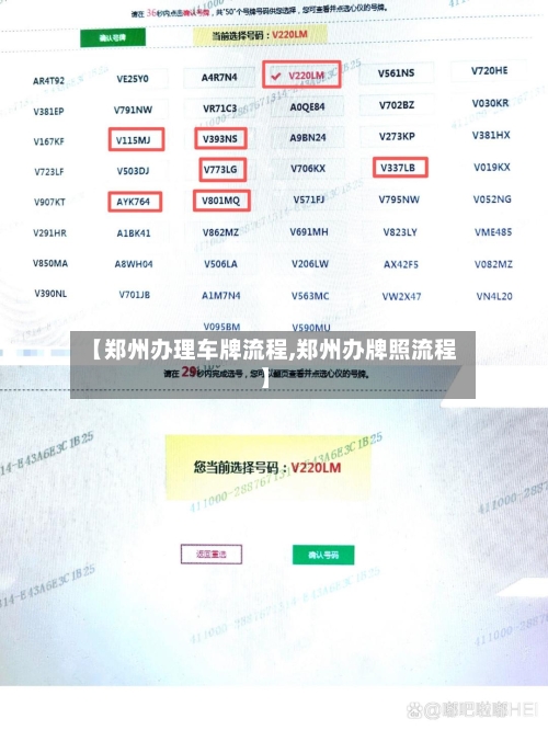 【郑州办理车牌流程,郑州办牌照流程】